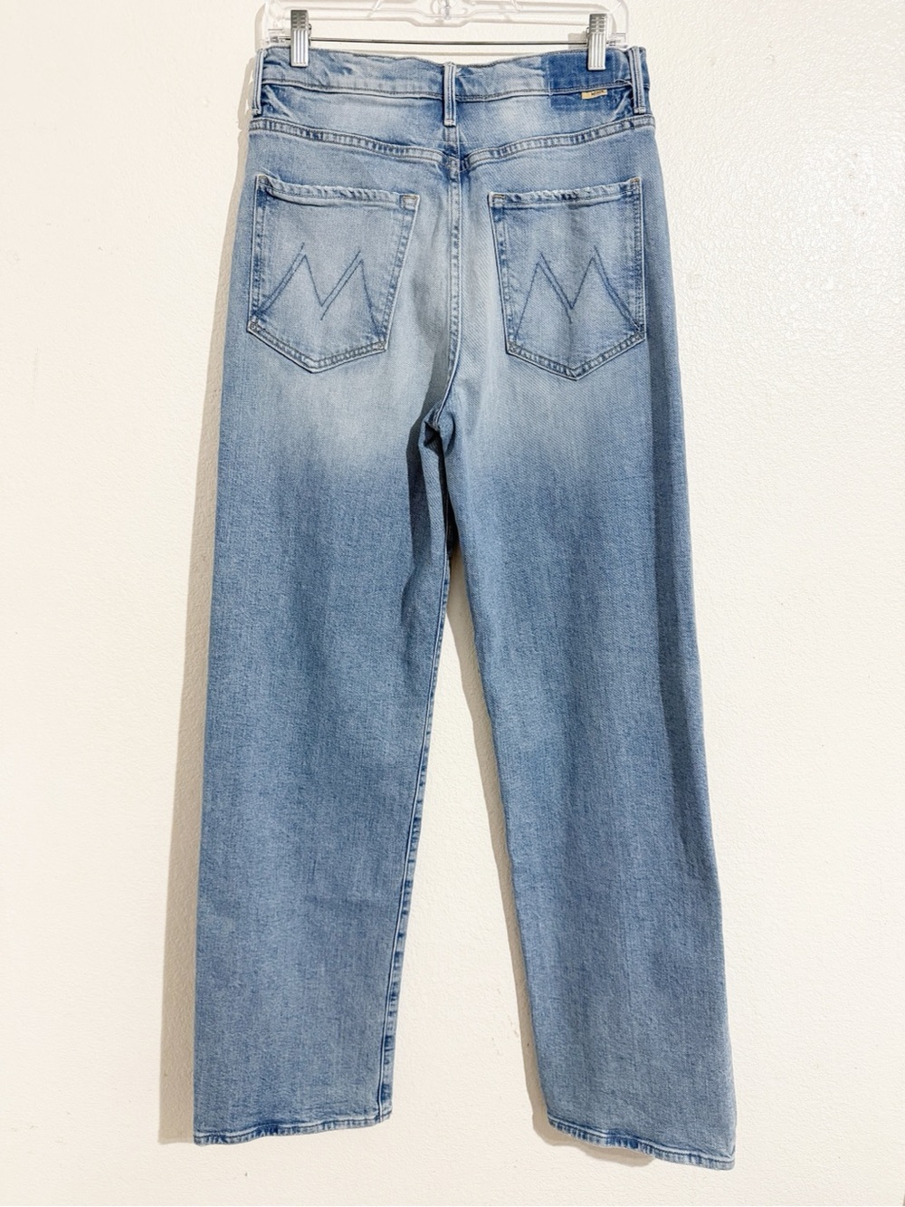 Mother Superior The Spitfire Sneak Low Rise Straight Leg Jeans in I Confess - Picture 6 of 12